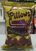Bánh snack Oishi Pillows nhân sôcôla 18g (bịch 10 gói)