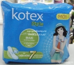 Băng vệ sinh Kotex Maxi dày không cánh 8 miếng (bịch 8 gói)