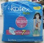 Băng vệ sinh Kotex S-tyle siêu mỏng cánh 8 miếng (bịch 8 gói)