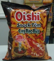 Bánh snack Oishi tôm cay đặc biệt 32g (bịch 10 gói)