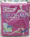 Băng vệ sinh Diana siêu mỏng không cánh siêu thấm 8 miếng (bịch 6 gói)
