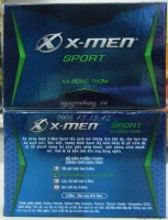 Xà bông cục X-men Sport 90g - lốc 5 cục