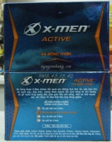 Xà bông cục X-men Active 90g - lốc 5 cục