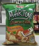 Bánh snack chay Oishi Marty vị da heo quay 32g (bịch 10 gói)