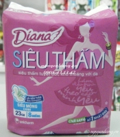 Băng vệ sinh Diana siêu mỏng cánh siêu thấm 8 miếng (bịch 6 gói)