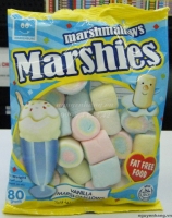 Kẹo bông gòn hương vani Marshies Vanilla Marshmallow 80g (thùng 24 gói)