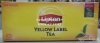 Trà túi lọc Lipton Yellow Label Tea hộp 50g - anh 1